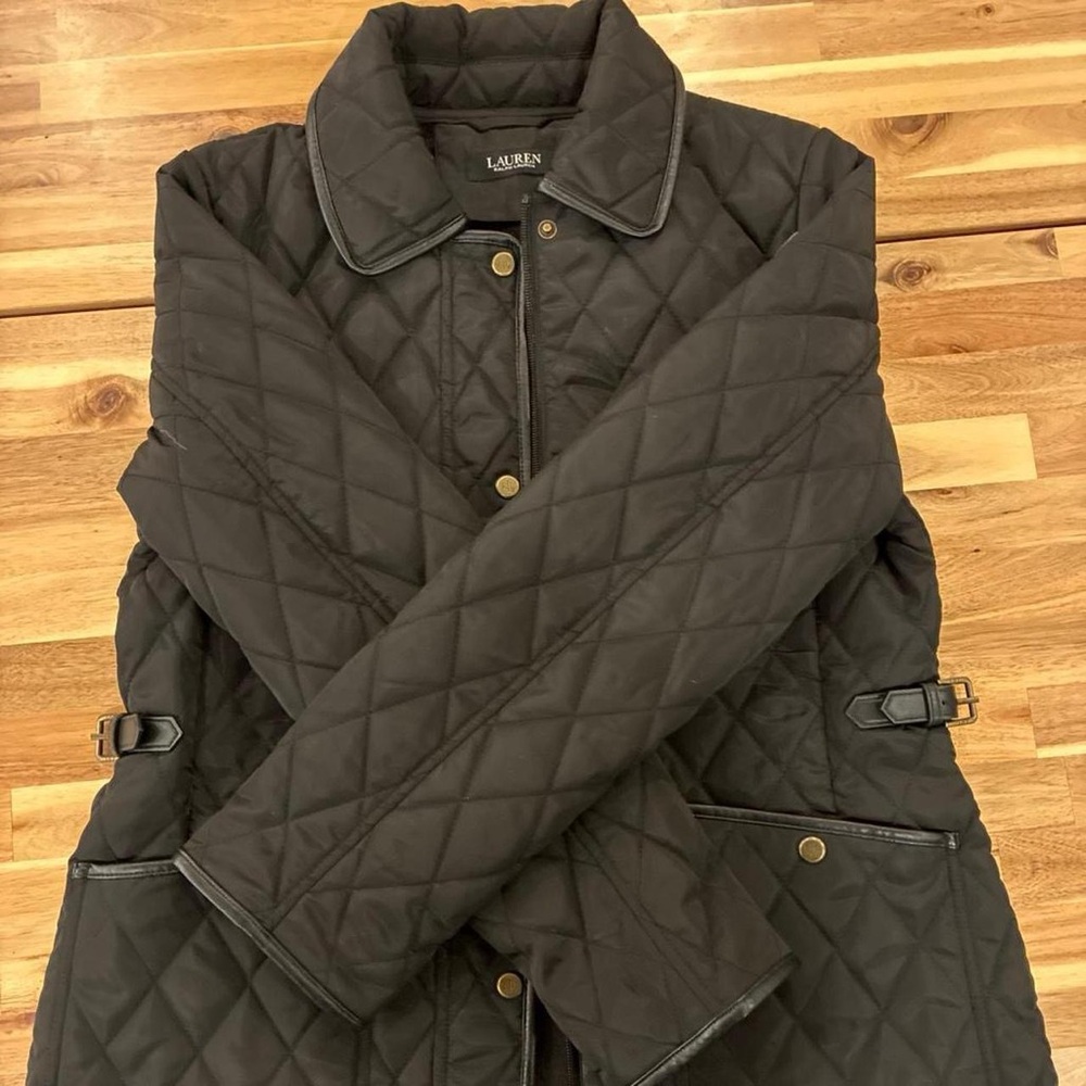 Ralph Lauren Black Quilted Puffer Jacket